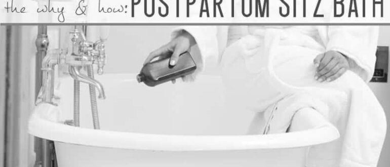 How to Take a Postpartum Sitz Bath image 0